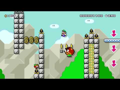 Leisure Luigi 1.1 by Boo's Beau 🍄 Super Mario Maker 2 😶 No Commentary　⚿abs