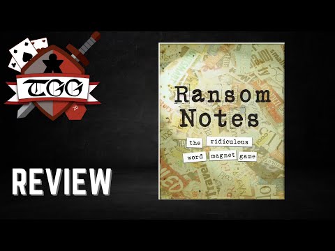Ransom Notes Board Game Review