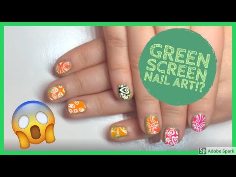 Moving Nail Art! | Green Screen Captured on Nails