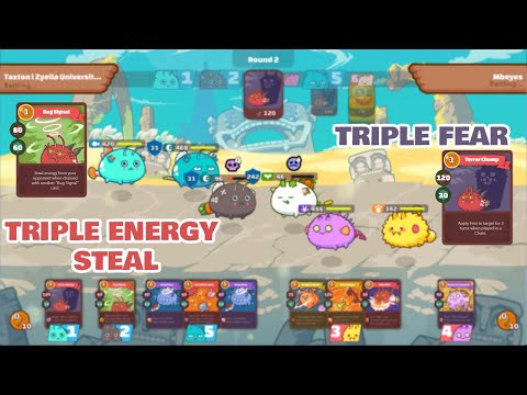 AXIE TOP ARENA | TAXTON is BACK at TOP 1 . TRIPLE CUTE BUNNY ANTENNA UNIQUE BUILD | Axie Infinity