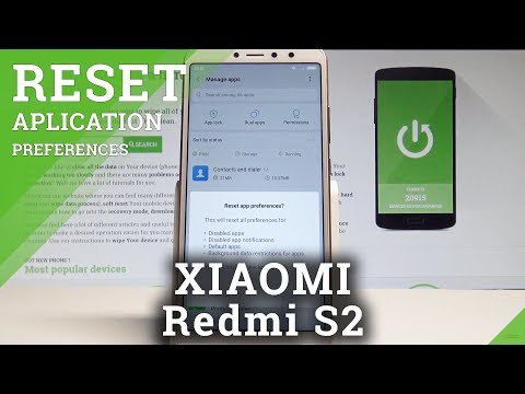 How to Reset App Preferences on XIAOMI Redmi S2 - Restore Default App Configuration