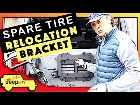 Wrangler JL Tire Relocation Bracket | Smittybilt 7721