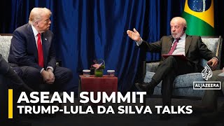 Trump, Lula da Silva meet on the sidelines of ASEAN summit with tariffs on the agenda