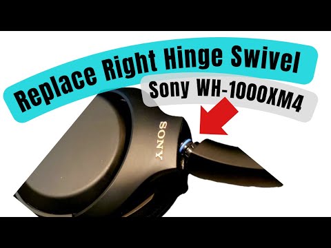 How to Replace Sony WH-1000XM4 RIGHT Hinge Swivel Part Piece | Fix | Repair | Broken Headphones