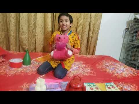 Saptarshi das kids Playing and khonsute today video.