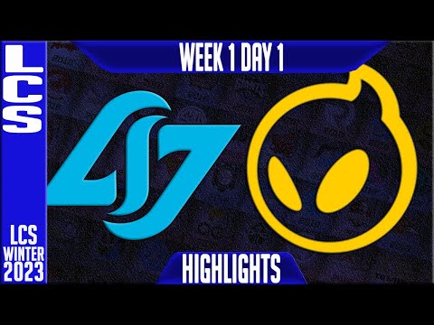 CLG vs DIG Highlights | LCS Winter 2023 W1D1 | Counter Logic Gaming vs Dignitas