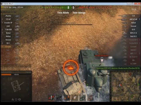 Aloprando com o World of Tanks - viagem de Crusader e covardia não compensa