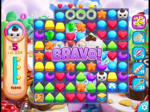 Cookie Jam Blast Level 839 - NO BOOSTERS 🍪 | SKILLGAMING ✔️