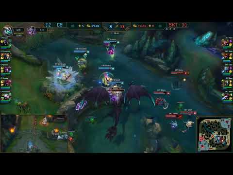 Worlds 2017 Championship - C9 Vs. SKT - Final Macro Plays
