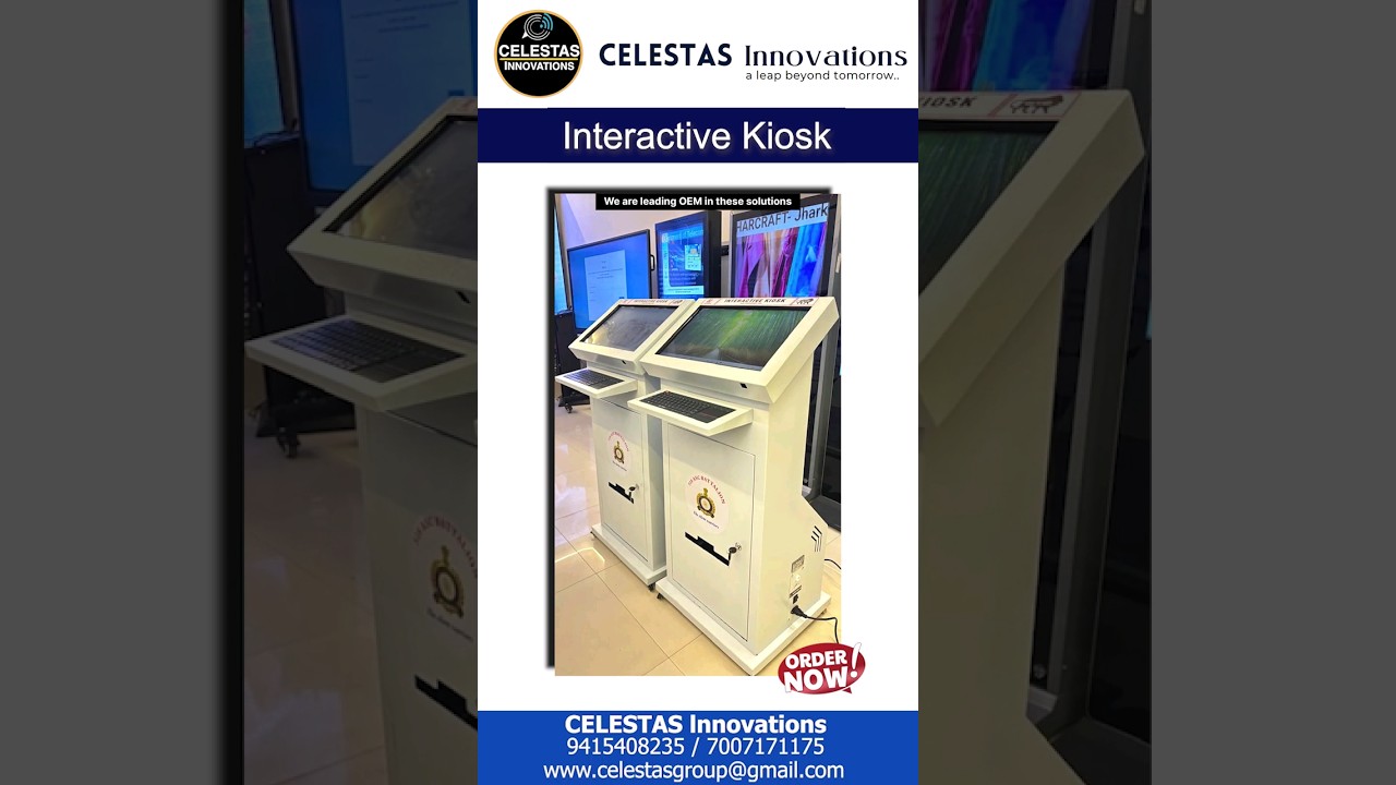 Interactive Kiosk #interactivekiosk #interactivelearning #exhibition #celestas #kiosk #touchkiosk