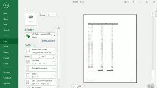 Printing Selected Rows or Columns on Every Page of an Excel Worksheet