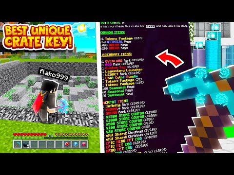 FlakoMC - This is the *MOST OVERPOWERED CRATE KEY* in Minecraft PRISONS?! (Minecraft OP Prison Server 2023)