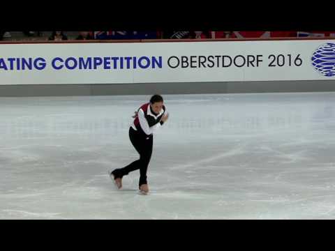 Fabiana Pazos- Silver Ladies II Artistic Free Skating - 2016 Oberstdorf