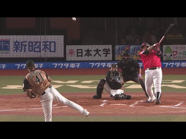 【1回裏】4番が決めた!! マリーンズの主砲・井上のタイムリーで先制に成功!! 2019/9/3 M-F