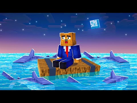 Surviving Lost At Sea In Minecraft Ocean Block