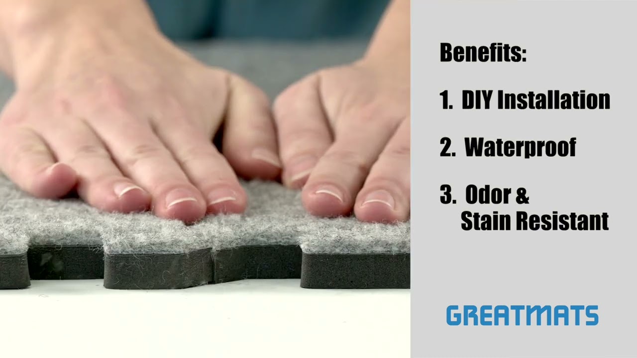 2x2 Royal Interlocking Carpet Tiles - Easy #DIY Flooring for Basements & More