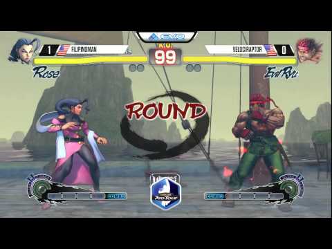Evo 2015 - USFIV Top 32: Filipinoman vs Velociraptor