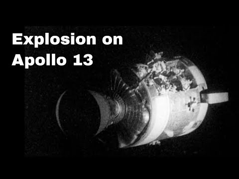 13th April 1970: Apollo 13 spacecraft rocked by an explosion from one of its oxygen tanks