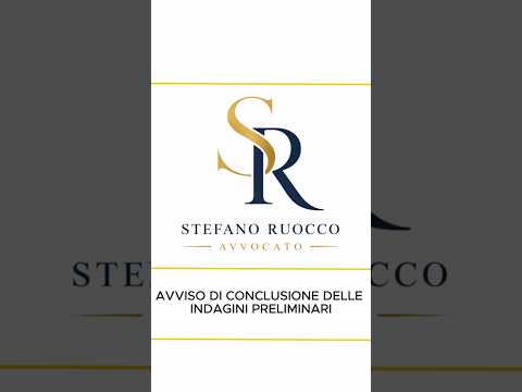Avviso di conclusione delle indagini