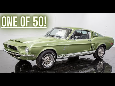 Lime Gold Metallic, 1968 Shelby Mustang GT350 Fastback!