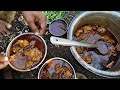 Chicken Curry In Jungle मजेदार चिकन कडी जंगल मे Cooking Video 