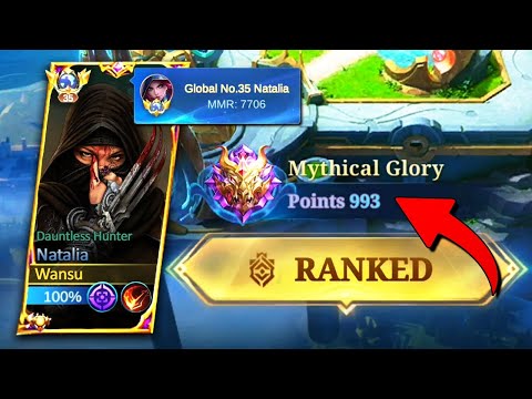 GLOBAL NATALIA LAST MATCH BEFORE 1,000 POINTS | NATALIA BEST BUILD 2023 | MLBB