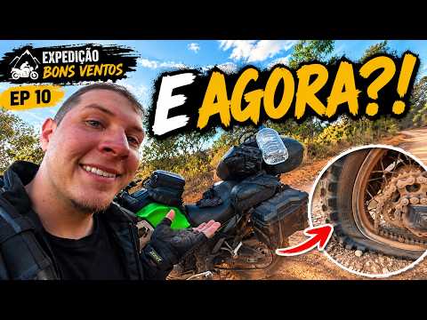 FUROU O PNEU NO MEIO DO NADA! De Alto Paraíso a Cavalcante | Expedição Bons Ventos #10