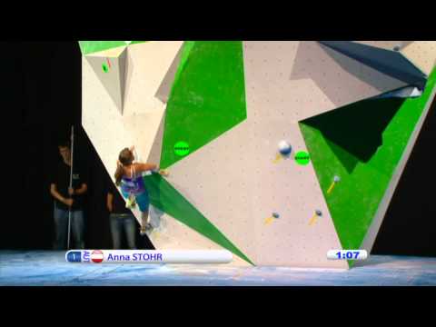 IFSC Climbing World Championships Paris 2012 - Replay Women's Bouldering & Paraclimbing Finals