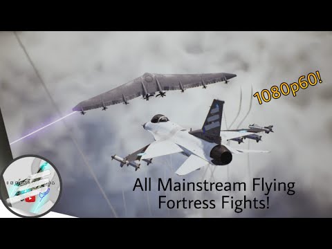 Ace Combat: All Flying Fortress Fights [1080p60]