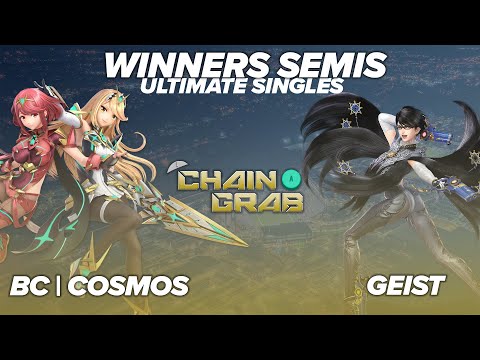 Chain Grab WINNERS SEMIS - Cosmos (Pyra/Mythra)  Vs. Geist (Bayonetta) SSBU Smash Ultimate
