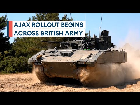 British Army receive UK's ultra-modern Ajax armoured fighting vehicle
