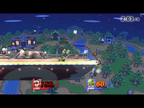 S@X Wii U 104 - Boss (Luigi) vs NEO (Sheik) - Smash 4 Customs - Winners Semis