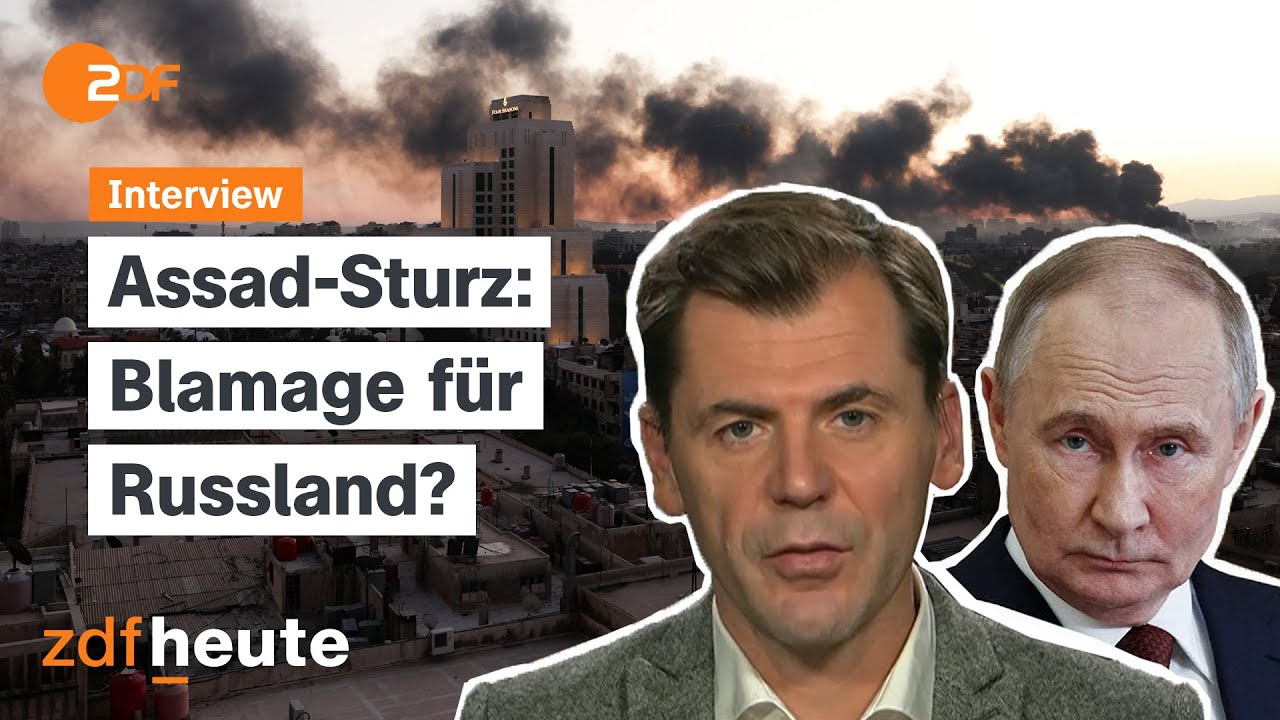 Nach Assad-Sturz: Putins Glaubwürdigkeit beschädigt? | ZDFheute live