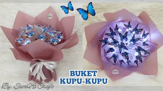 DIY | Buket Kupu-Kupu Viral | Buket Kekinian Low Budget || Butterfly B