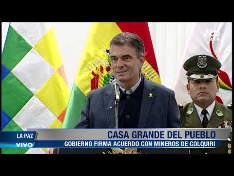 Rodrigo Paz destaca acuerdos con mineros de Colquiri y diálogo con sectores sociales