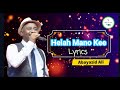 Abayazid Ali (Helah Mano Kee) Lyrics