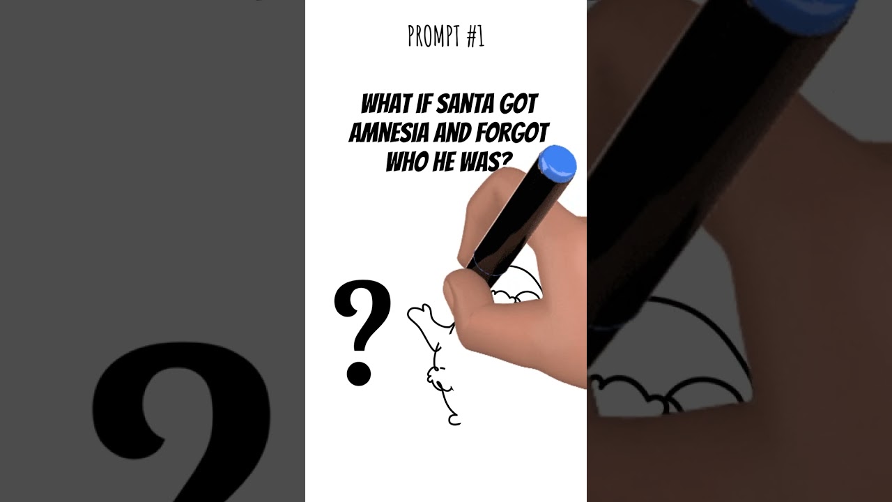 Writing Prompt Doodles For Kids - Christmas Theme