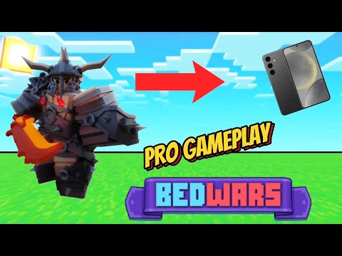 Barbarian Kit PRO Mobile Gameplay (Roblox Bedwars)