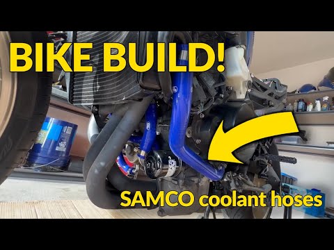 My Triumph Daytona gets new parts!! (Samco hoses install)
