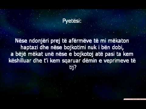 Kur duhet bojkotuar mëkatarin - Fauzan