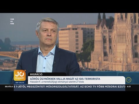 Görög ügynöknek vallja magát az ISIS terrorista - Földi László - ECHO TV