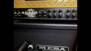 Mesa Triple Rectifier Multiwatt Winged C Blade Heavy Test