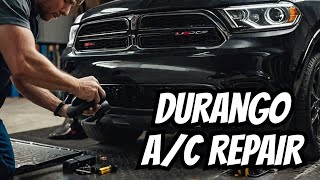 Dodge Durango 3.6L A/C Condenser replacement.