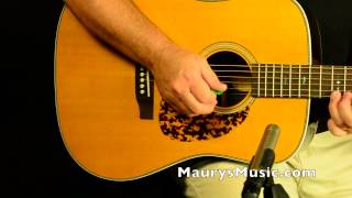 Video thumbnail for Blueridge BR-160 vs Martin HD-28V at MaurysMusic.com by Maury's Music