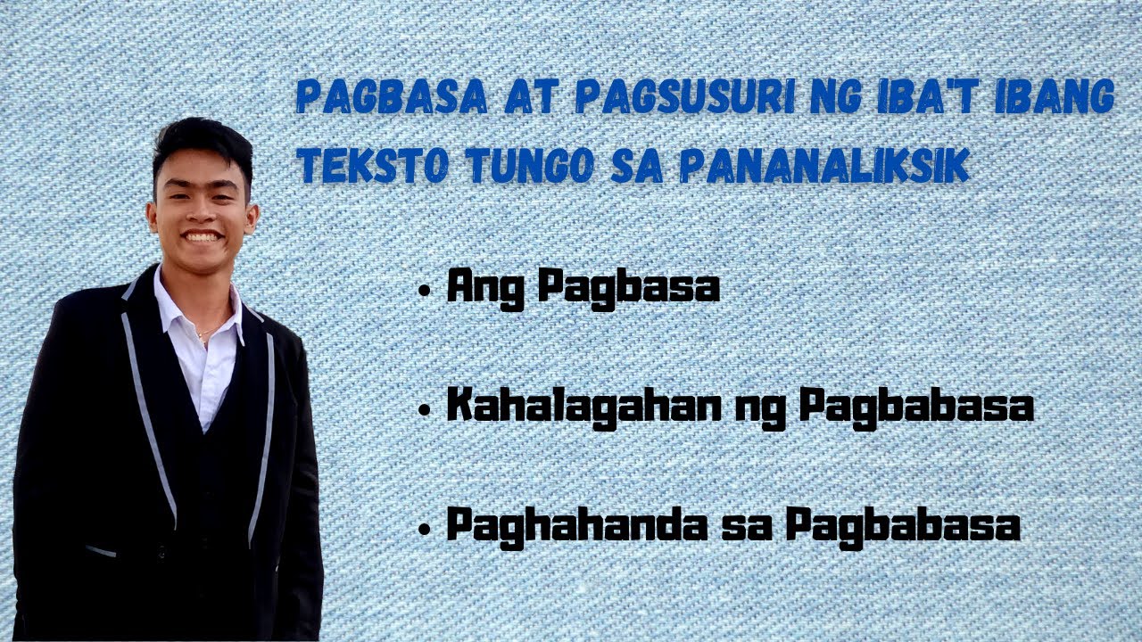 Ang Pagbasa | Kahalagahan at Paghahanda sa Pagbabasa