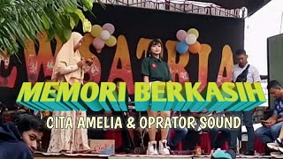 Download lagu MEMORI BERKASIH - Cita amellia, Mbk Ita, & oprator sound mp3 Download lagu MEMORI BERKASIH - Cita amellia, Mbk Ita, & oprator sound mp3