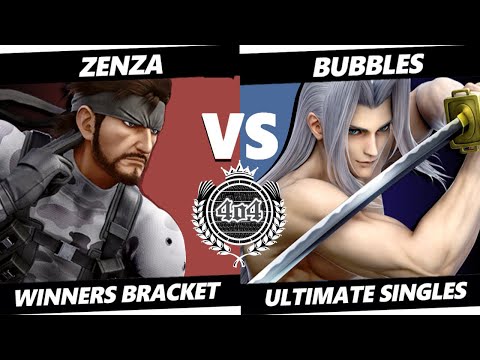 4o4 Smash Night 68 - Zenza (Snake) vs frothy| bubbles (Bayonetta, Sephiroth) - Winners Round 2