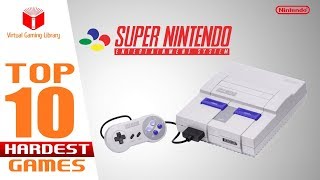 TOP 10 HARDEST SNES GAMES by VGL