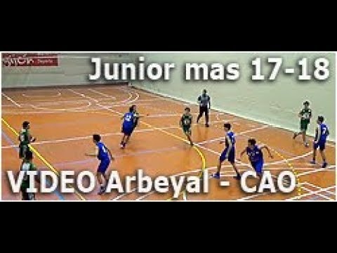 Junior Masculino 2ª 17-18 L'Arbeyal vs CAO