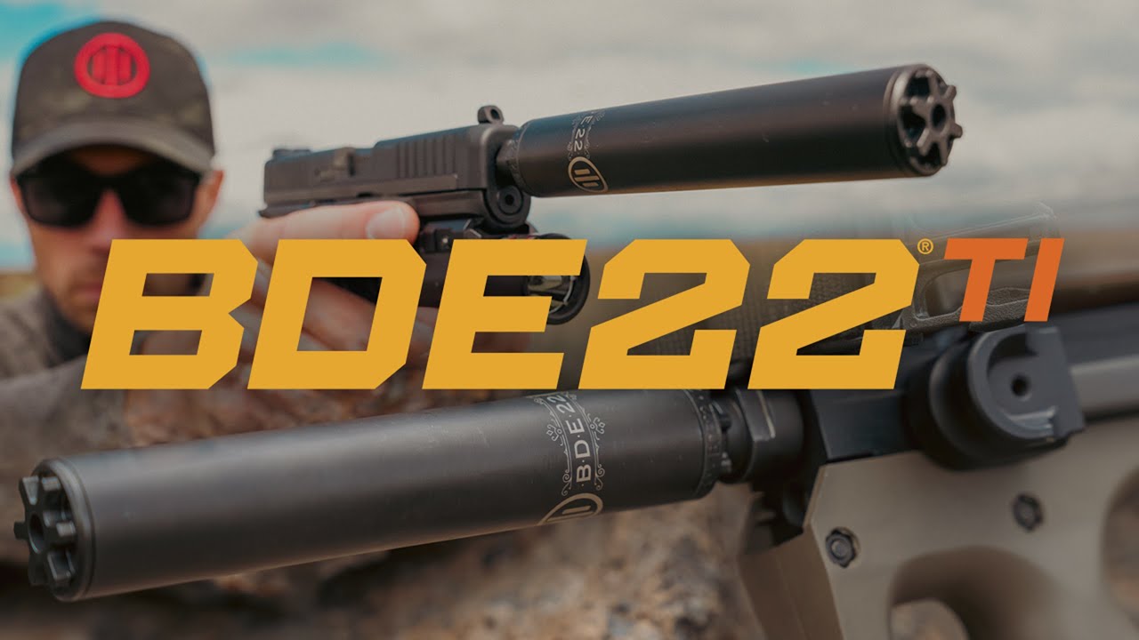 The BDE 22: Silence Redefined | Suppressor Perfection in .22 LR